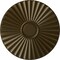 Ekena Millwork Shakuras Ceiling Medallion (For Canopies up to 5"), Hand-Painted Brass, 19 3/4"OD x 1 3/8"P CM20SHBRS - alternate 1